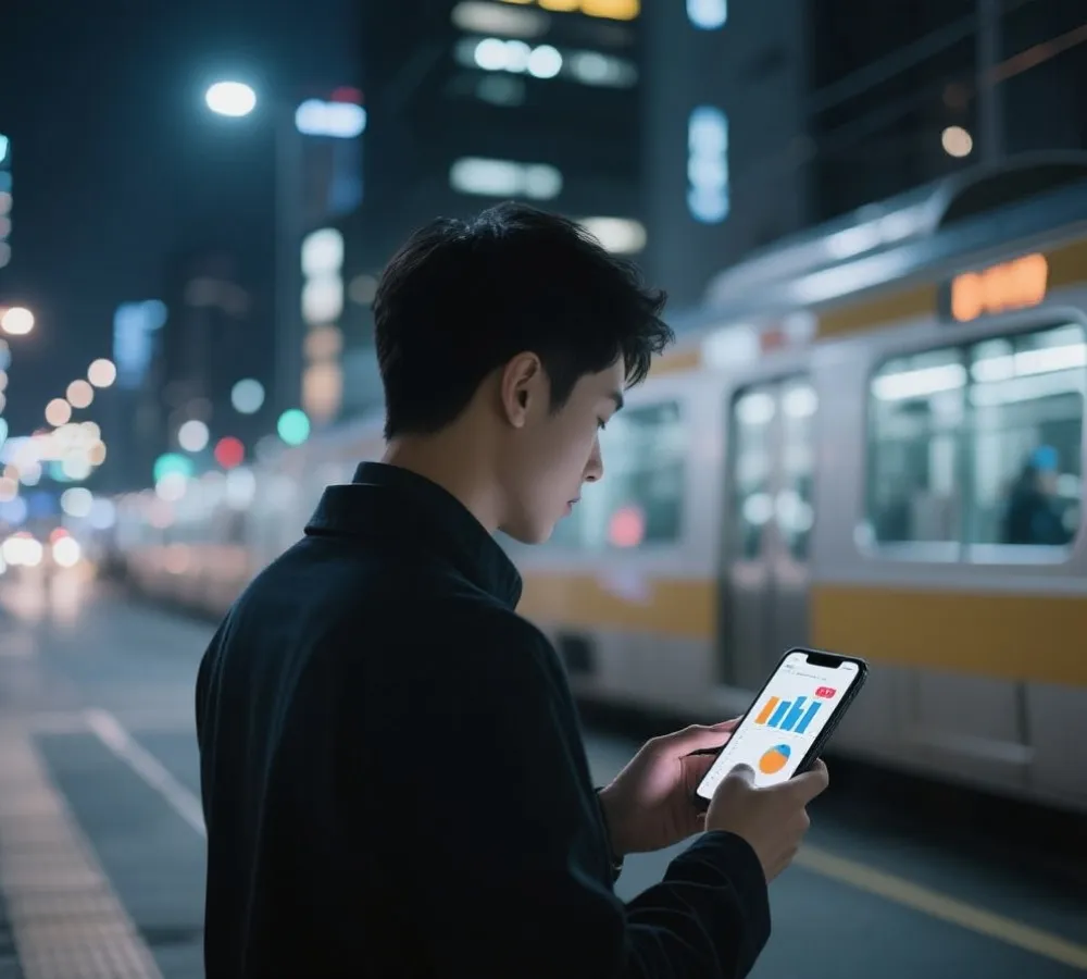 移动场景中的APP使用示意图